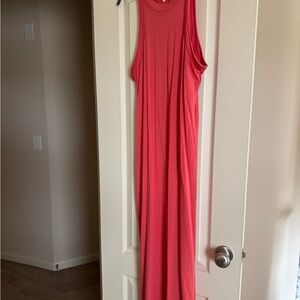 Lou & Grey Vibrant Coral Maxi Dress